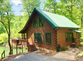 Tiny Lake Cabin Waterfront With Hot Tub & Fire Pit